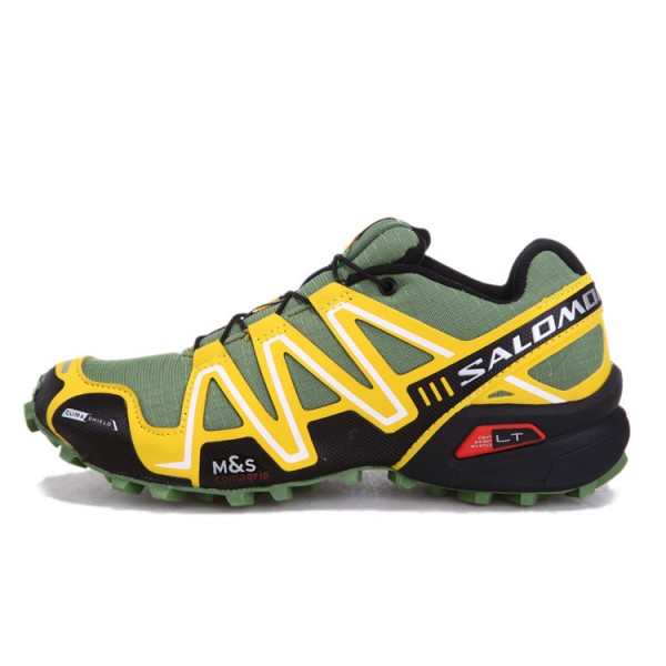 Salomon Speedcross Canada Outlet Sale,Salomon Speedcross 3 Trail Running Shoes Army Green Yellow For Men