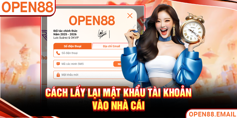 Cách lấy lại mật khẩu tài khoản vào nhà cái